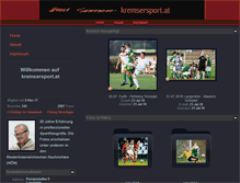 Tablet Screenshot of kremsersport.at